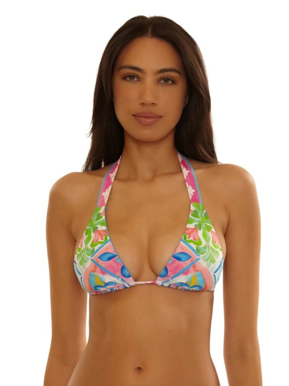 Becca Swim Reversible Mijas Print Triangle Top in sizes Small & Medium